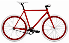 700C fixed gear bicycle